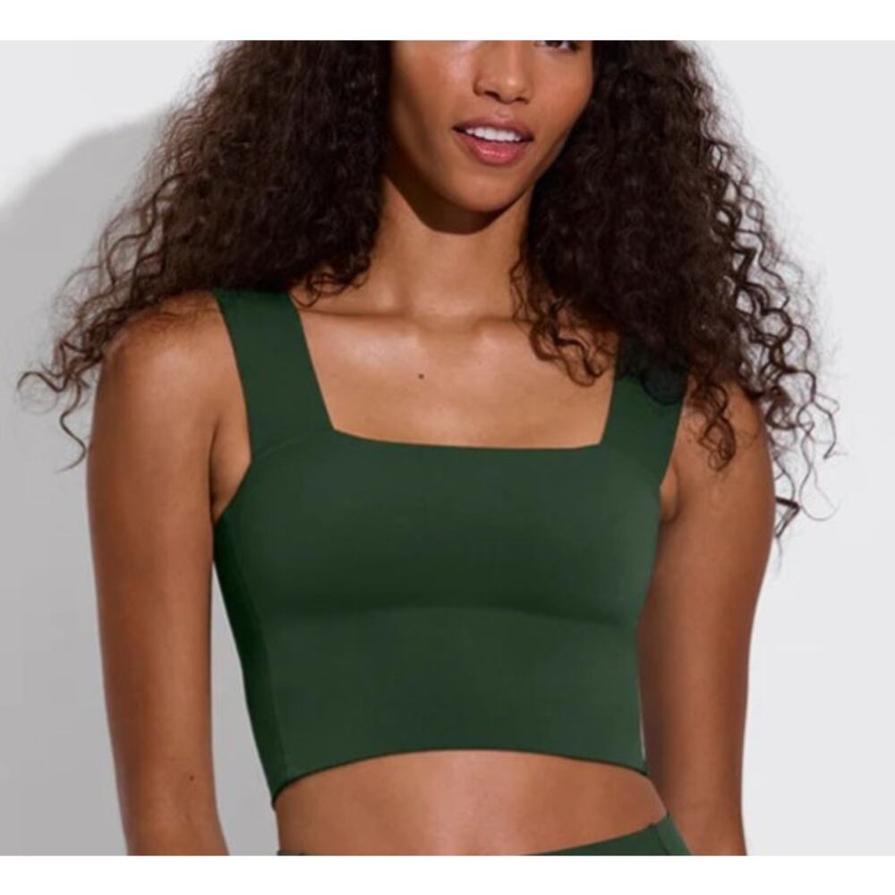 Left on Friday Frame Tank in Palm Green Women’s Sz. S